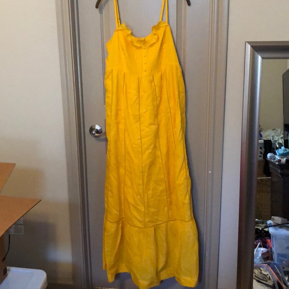 Maeve yellow maxi dress from Anthropologie